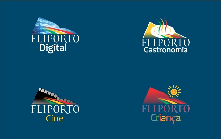 Marcas auxiliares: Fliporto Digital, Fliporto Gastronomia, Fliporto Cine e Fliporto Criança